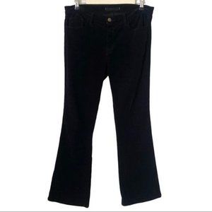 J Brand Black Corduroy Boot Cut Leg Pants